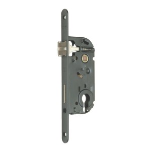 Serrure à larder pêne demi-tour et dormant à cylindre axe 40 mm - D4500