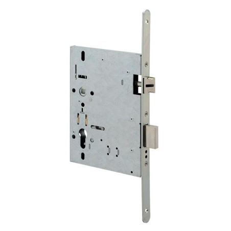 Serrure à larder type "PMR" axe à 120 mm sûreté à cylindre européen