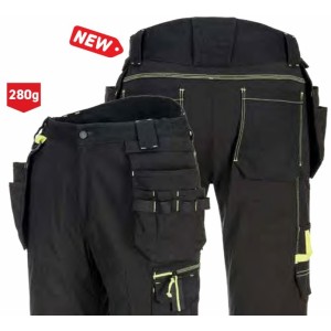 Pantalon Holster WX3 Eco Stretch Noir - T706