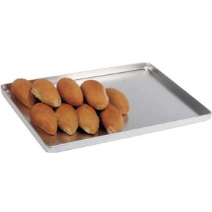 Plateau en aluminium 400x250x20mm - mat