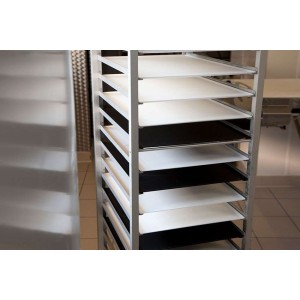 Plat de présentation 600x400x15mm noir pour vitrine - Rectangulaire