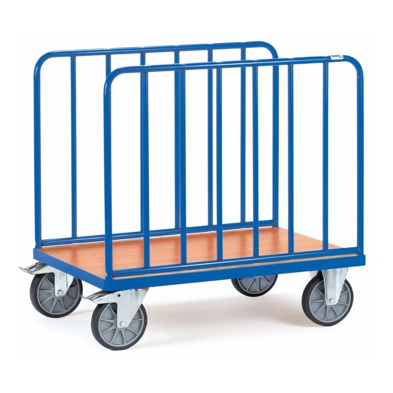Chariot à ridelles latérales 600 kg multifonctions