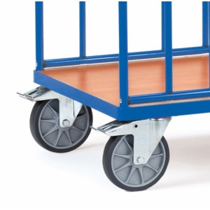 Chariot à ridelles latérales 600 kg multifonctions