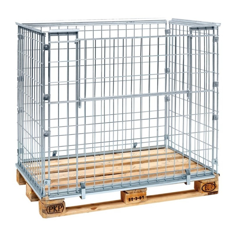 Réhausse de palette Europe hauteur 1020 mm - 1 côté ouvert