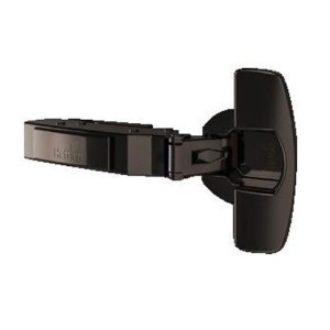 Charnières Sensys amorties Obsidien - 110° - 8645i - coudure 0 - entraxe 45 mm - manchon à expansion