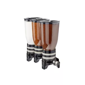 Distributeur de café et sucre 3 compartiments