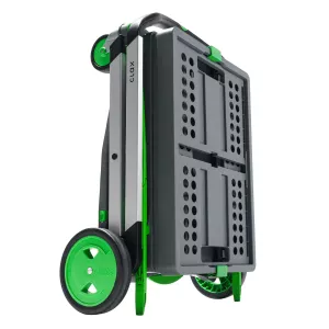 Chariot de magasin pliant avec bac