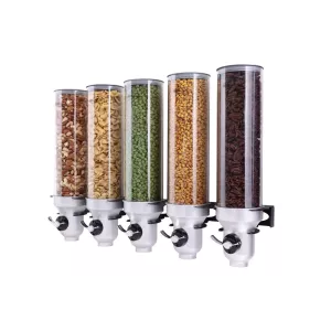 Distributeur de nourriture biologique et sèche 5 bacs de 4.5 ou 9 litres