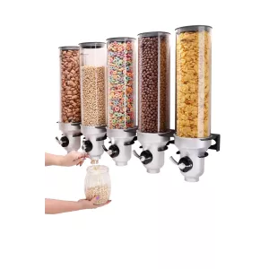 Distributeur de nourriture biologique et sèche 5 bacs de 4.5 ou 9 litres