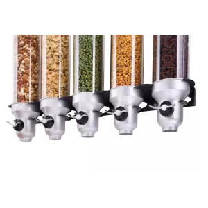 Distributeur de nourriture biologique et sèche 5 bacs de 4.5 ou 9 litres