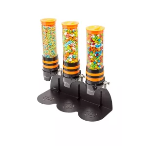 Distributeur de garnitures glaces et pâtisseries orange