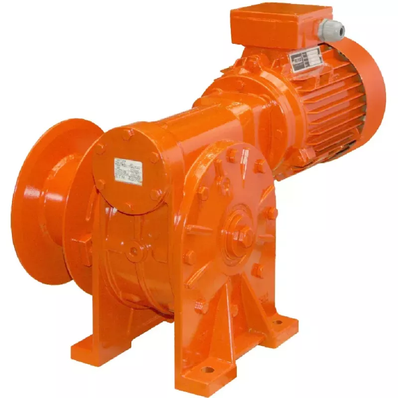 Treuil de traction électrique à vis sans fin