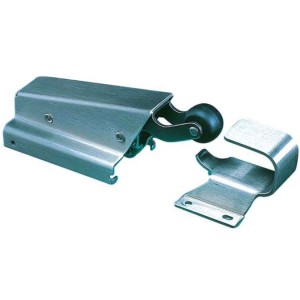 Arrêt de porte à ressort inox - Course 0mm