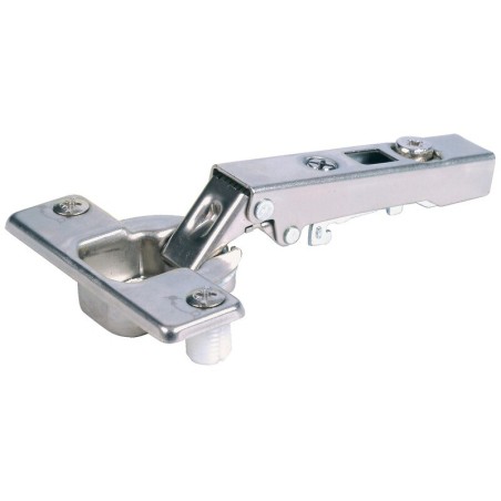 Charnière Harpe II, entraxe de fixation 45 mm, boîtier à enfoncer, coudure 16 mm