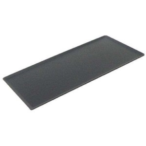 Plat de présentation 400x200x5mm pour vitrines pâtisseries - Noir
