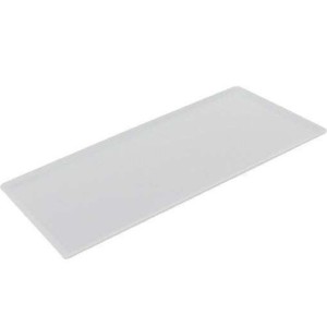 Plat de présentation 400x200x5mm pour vitrines pâtisseries - Noir