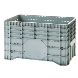 Caisse-palette légère 300l - 1020x640x580mm sur 4 pieds - Perforée