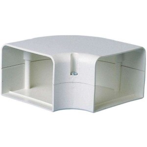 Coude plat 90° - 150mm - Pour goulotte