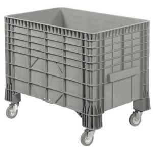 Caisse-palette légère 550l - 1200x800x950mm sur roulettes