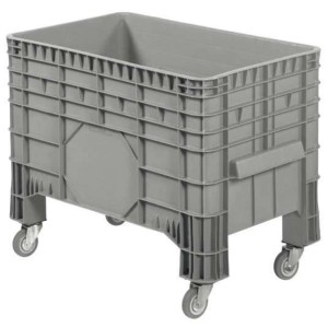 Caisse-palette légère 285l - 1040x640x770mm sur roulettes