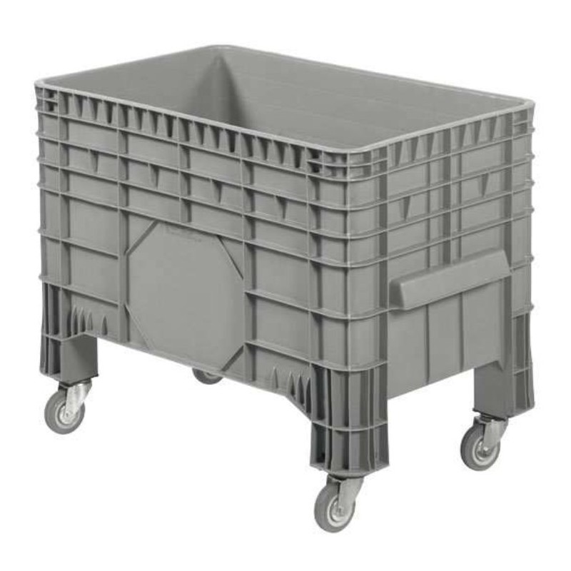 Caisse-palette légère 285l - 1040x640x770mm sur roulettes