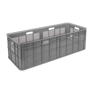 Caisse volume 180l - 1190x490x370mm - Parois perforées fond fermé