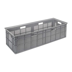 Caisse volume 100l - 1060x395x295mm - Parois perforées fond fermé