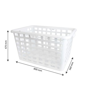 Manne à linge 112L blanche