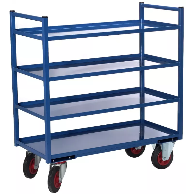 Servantes multi-niveaux avec 4 à 8 plateaux capacité 400 kg