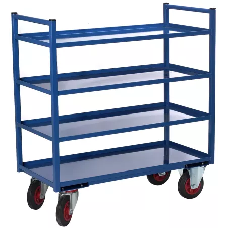 Servantes multi-niveaux avec 4 à 8 plateaux capacité 400 kg