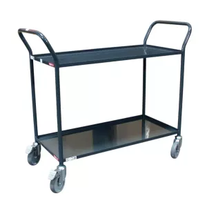 Servante 2 plateaux tôle avec rebord 935 x 435 mm capacité 200 kg