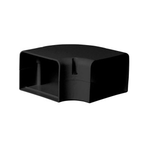 Coude plat 90° - 70mm pour goulotte blanc