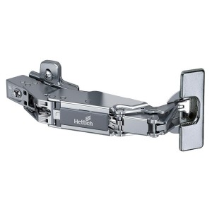 Charnière sans amorti à visser coudure 0 entraxe 52 - 165°