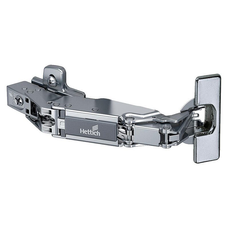 Charnière sans amorti à visser coudure 0 entraxe 52 - 165° Charnière sans amorti à visser coudure 0 entraxe 52 - 165°