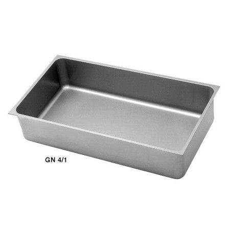 Bac bain-marie inox à souder 4/1 - sans ouverture