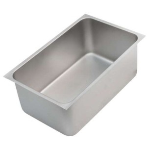 Bac bain-marie 510x310x215 sans évacuation - AISI 304 (GN1/1)
