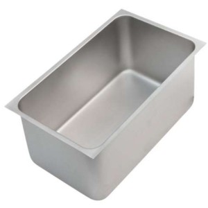 Bac bain-marie 510x310x250 sans évacuation - AISI 304 (GN1/1)