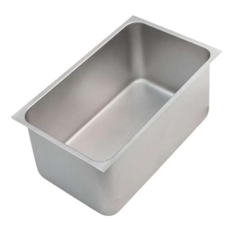 Bac bain-marie 510x310x250 sans évacuation - AISI 304 (GN1/1)