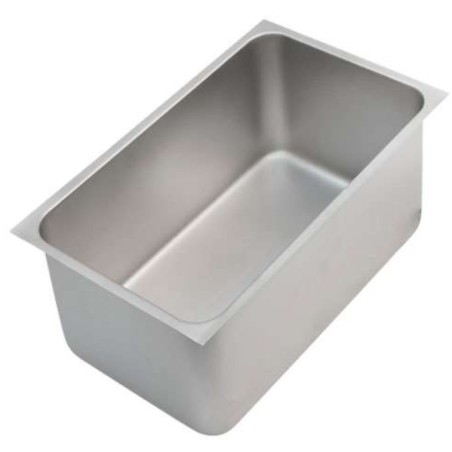 Bac bain-marie 510x310x250 sans évacuation - AISI 304 (GN1/1)