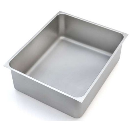 Bac bain-marie 630x510x230 - sans évacuation - AISI 304 (GN2/1)