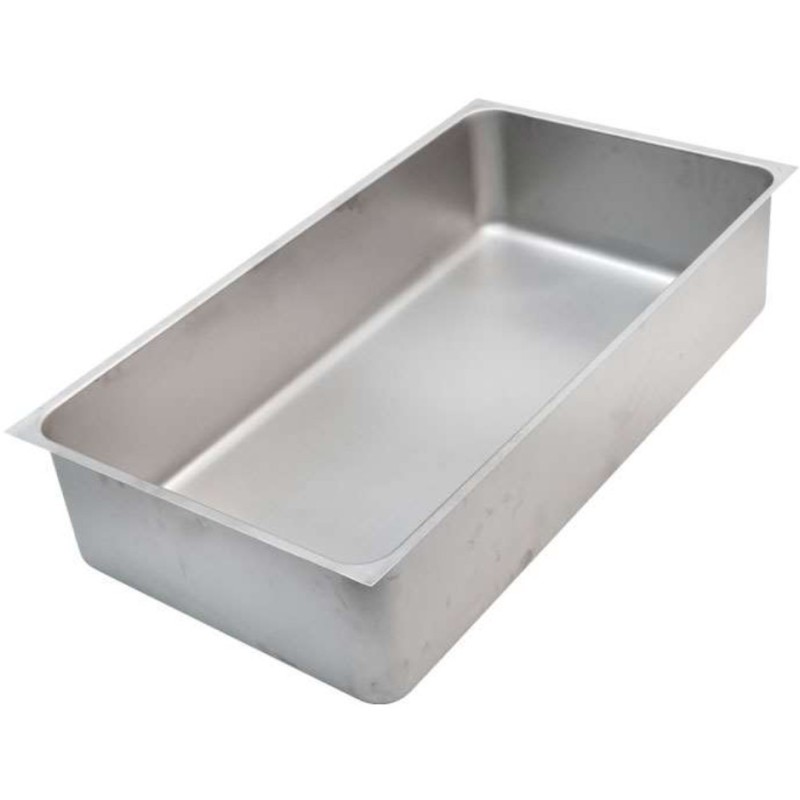 Bac bain-marie 960x510x230 - sans évacuation - AISI 304 (GN3/1)