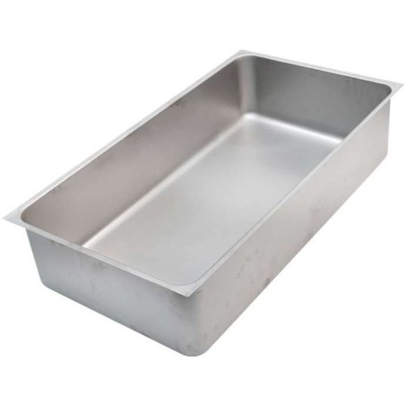 Bac bain-marie 960x510x230 - sans évacuation - AISI 304 (GN3/1)