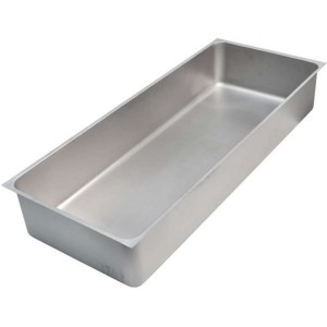 Bac bain-marie 1280x510x230 - sans évacuation - AISI 304 (GN4/1)