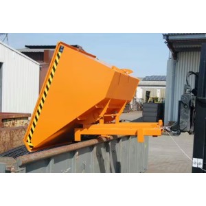 Benne basculante pour charges lourdes jusqu'à 4000 kg orange