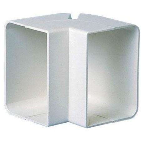 Coude extérieur 90° - 70mm pour goulotte blanc