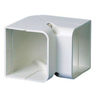 Coude intérieur 90° - 70mm pour goulotte blanc