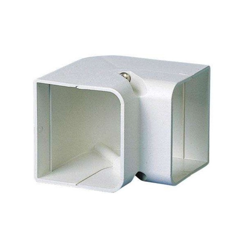 Coude intérieur 90° - 70mm pour goulotte blanc