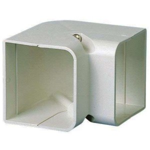 Coude intérieur 90° - 70mm pour goulotte ivoire