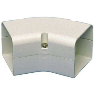Coude plat 45° - 70mm - D070 blanc