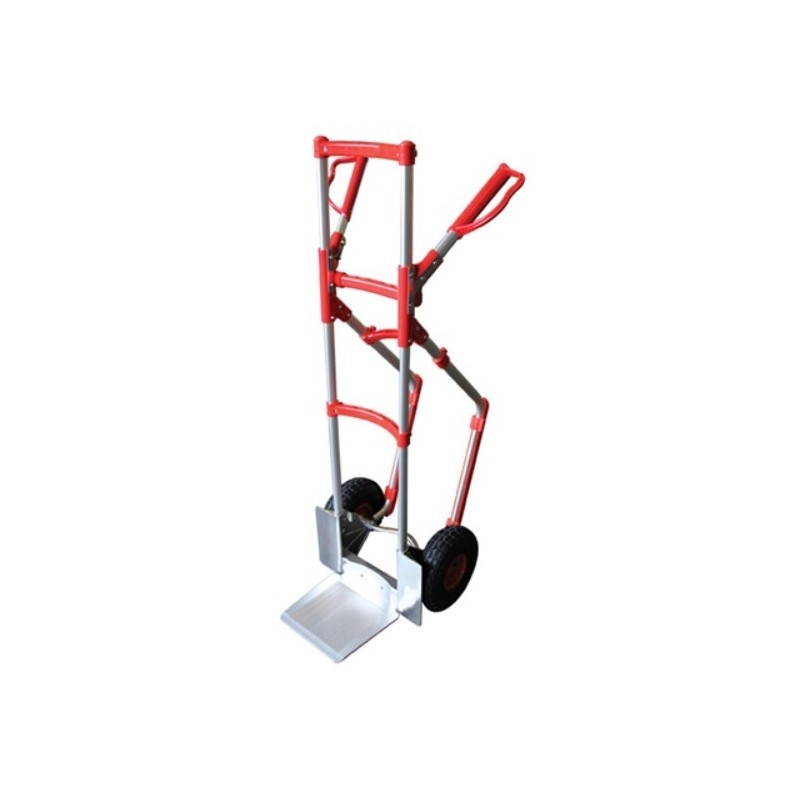 Diable aluminium brasseur bavette rabattable 300 kg Diable aluminium brasseur bavette rabattable 300 kg